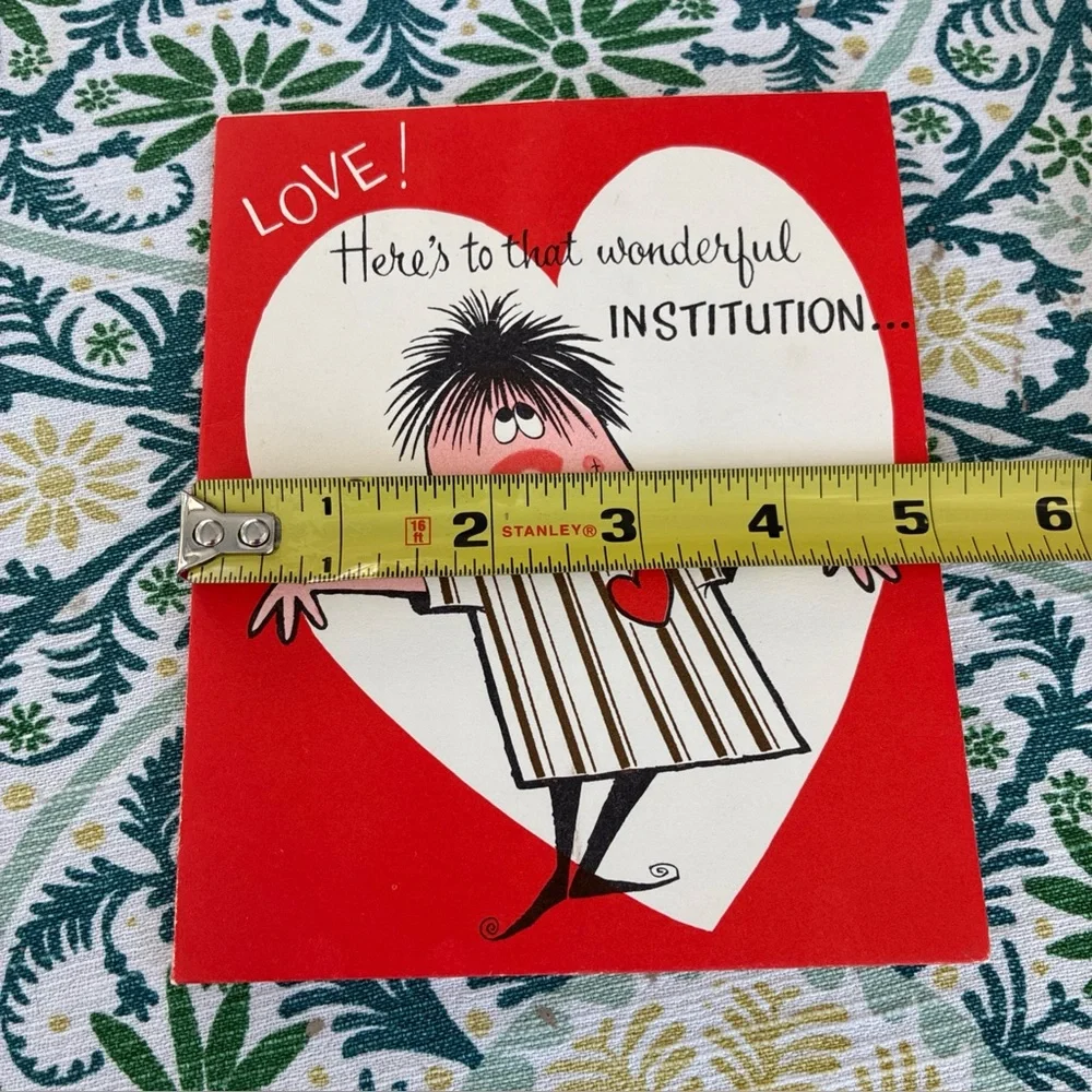 Vintage Buzza Cardozo Hollywood USA Love Greeting Card As IS